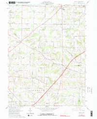Download a high-resolution, GPS-compatible USGS topo map for Shauck, OH (1990 edition)