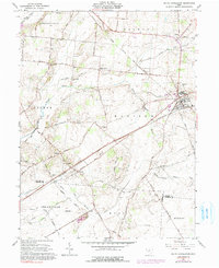 1961 Map of South Charleston, OH, 1991 Print