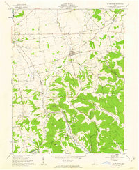 Download a high-resolution, GPS-compatible USGS topo map for South Salem, OH (1963 edition)