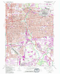 Download a high-resolution, GPS-compatible USGS topo map for Southeast Columbus, OH (1994 edition)