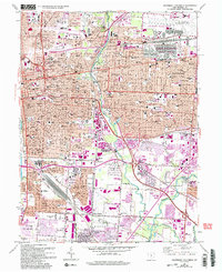 preview thumbnail of historical topo map of Franklin County, OH in 1964