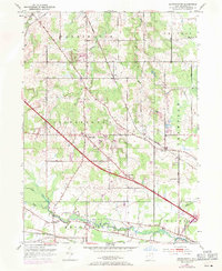 preview thumbnail of historical topo map of Trumbull County, OH in 1952