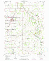 Download a high-resolution, GPS-compatible USGS topo map for Spencerville, OH (1991 edition)