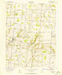 Download a high-resolution, GPS-compatible USGS topo map for Springboro, OH (1956 edition)