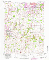 Download a high-resolution, GPS-compatible USGS topo map for Springboro, OH (1982 edition)