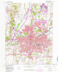 Download a high-resolution, GPS-compatible USGS topo map for Springfield, OH (1982 edition)