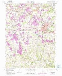 Download a high-resolution, GPS-compatible USGS topo map for St Clairsville, OH (1985 edition)