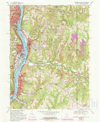 Download a high-resolution, GPS-compatible USGS topo map for Steubenville East, OH (1990 edition)