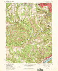 Download a high-resolution, GPS-compatible USGS topo map for Steubenville West, OH (1970 edition)
