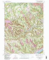 Download a high-resolution, GPS-compatible USGS topo map for Steubenville West, OH (1985 edition)