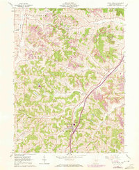 Download a high-resolution, GPS-compatible USGS topo map for Stone Creek, OH (1972 edition)