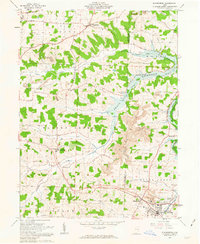 1961 Map of Sugarcreek, 1963 Print