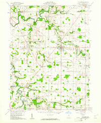 1960 Map of Sycamore, OH, 1961 Print