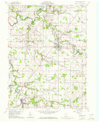 1960 Map of Sycamore, OH, 1972 Print