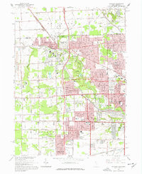 Download a high-resolution, GPS-compatible USGS topo map for Sylvania, OH (1977 edition)