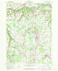 Download a high-resolution, GPS-compatible USGS topo map for Thompson, OH (1971 edition)
