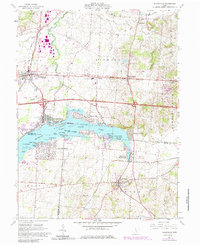 Download a high-resolution, GPS-compatible USGS topo map for Thornville, OH (1985 edition)