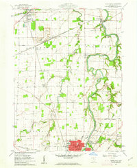 Download a high-resolution, GPS-compatible USGS topo map for Tiffin North, OH (1962 edition)