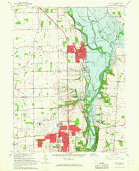 Download a high-resolution, GPS-compatible USGS topo map for Tipp City, OH (1967 edition)