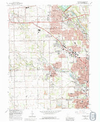 Download a high-resolution, GPS-compatible USGS topo map for Trotwood, OH (1992 edition)