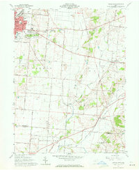 Download a high-resolution, GPS-compatible USGS topo map for Urbana East, OH (1972 edition)