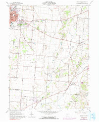Download a high-resolution, GPS-compatible USGS topo map for Urbana East, OH (1991 edition)