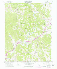 Download a high-resolution, GPS-compatible USGS topo map for Vales Mills, OH (1977 edition)