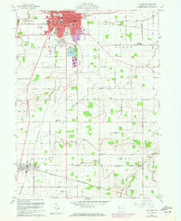 Download a high-resolution, GPS-compatible USGS topo map for Van Wert, OH (1972 edition)