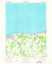 1959 Map of Vermilion, OH, 1968 Print