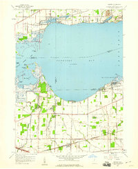 Download a high-resolution, GPS-compatible USGS topo map for Vickery, OH (1960 edition)