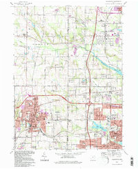 Download a high-resolution, GPS-compatible USGS topo map for Wadsworth, OH (1997 edition)
