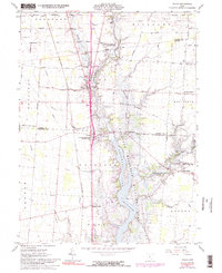 Download a high-resolution, GPS-compatible USGS topo map for Waldo, OH (1991 edition)