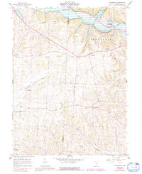 Download a high-resolution, GPS-compatible USGS topo map for Walhonding, OH (1992 edition)