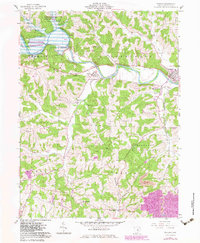 Download a high-resolution, GPS-compatible USGS topo map for Warsaw, OH (1983 edition)