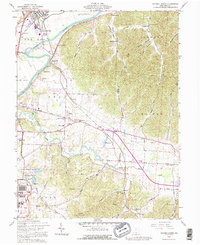 Download a high-resolution, GPS-compatible USGS topo map for Waverly South, OH (1995 edition)