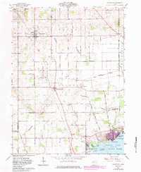 Download a high-resolution, GPS-compatible USGS topo map for Waynesfield, OH (1983 edition)