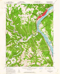 Download a high-resolution, GPS-compatible USGS topo map for Wellsville, OH (1962 edition)