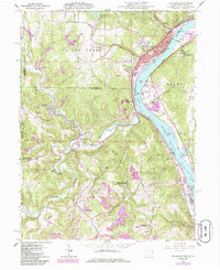 Download a high-resolution, GPS-compatible USGS topo map for Wellsville, OH (1985 edition)