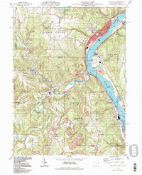 Download a high-resolution, GPS-compatible USGS topo map for Wellsville, OH (1998 edition)
