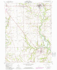 Download a high-resolution, GPS-compatible USGS topo map for West Alexandria, OH (1988 edition)