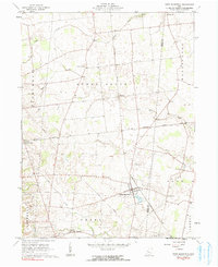 Download a high-resolution, GPS-compatible USGS topo map for West Mansfield, OH (1991 edition)
