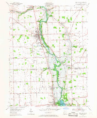 Download a high-resolution, GPS-compatible USGS topo map for West Milton, OH (1967 edition)