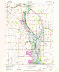 Download a high-resolution, GPS-compatible USGS topo map for West Milton, OH (1971 edition)