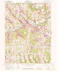 Download a high-resolution, GPS-compatible USGS topo map for West Point, OH (1972 edition)