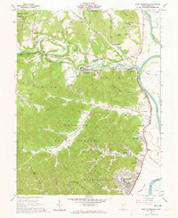 1961 Map of West Portsmouth, 1973 Print