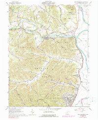 Download a high-resolution, GPS-compatible USGS topo map for West Portsmouth, OH (1990 edition)