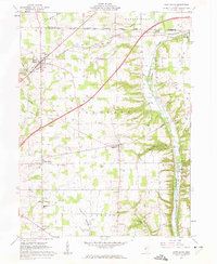 1961 Map of West Salem, OH, 1962 Print