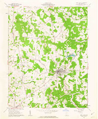 Download a high-resolution, GPS-compatible USGS topo map for West Union, OH (1962 edition)