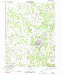 Download a high-resolution, GPS-compatible USGS topo map for West Union, OH (1991 edition)