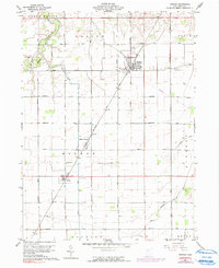 Download a high-resolution, GPS-compatible USGS topo map for Weston, OH (1991 edition)